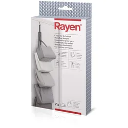 Rayen | Bag Hanger : Für Kleiderschrank oder Tür : 7 Haken mit Klettverschluss : 7,5 x 95 cm