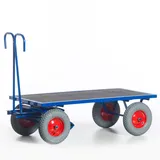 Rollcart 15-05102, Handpritschenwagen Stahl pulverbeschichtet Traglast (max.): 700kg, Bereifung=Luft