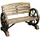 Hti-Living Sommerset 114 x 54 x 80 cm braun