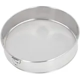 Brrnoo 80 Mesh Rund Sifter, Großer Siebschildes Mehlsieb, mit Stick mit Stick Beschichtete Edelstahlsieb für Puderzucker und Kakaopulver