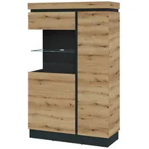 Z2 Vitrine ¦ holzfarben ¦ Maße (cm): B: 104 H: 164 T: 40.0