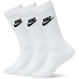 Nike Sportswear Everyday Essential Crew-Socken White/Black 42-46