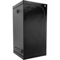 Caluma Growzelt 100×100×200 cm – professionelles Indoor-Zelt, Growbox für Pflanzenanbau, lichtdicht, hochreflektives Mylar 210D, mit Bodenwanne & Kabelöffnungen – Caluma Skin 1 x 1 x 2 m