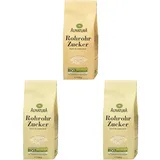 Alnatura Bio Rohrohrzucker, 500g (Packung mit 3)