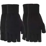URBAN CLASSICS Half Finger Gloves 2-Pack - S/M