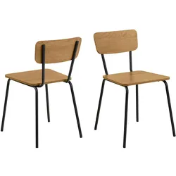 Ebuy24 Peru Esszimmerstuhl Holz Natur. 4er Set