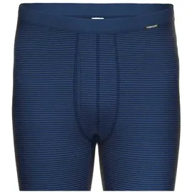 Ammann Lange Unterhose gestreift blau M 1er Pack