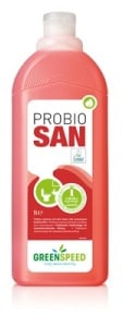 Greenspeed Probio San Badreiniger, Konzentrat, Umweltfreundlicher Sanitärreiniger für den ganzen Sanitärraum und die Toilette, 1 Liter - Flasche