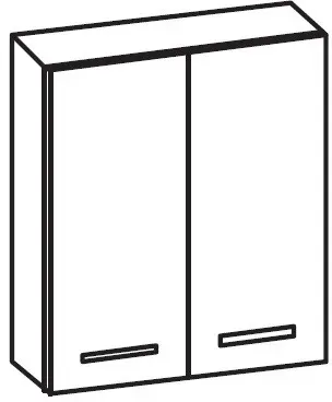 Artiqua 400 Wandschrank, Riviera Eiche quer NB, 400-OST-1-60-17-7179-438 400-OST-1-60-17-7179-438