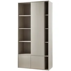 Schrank Settle Down aus Kiefernholz, Hellgrau