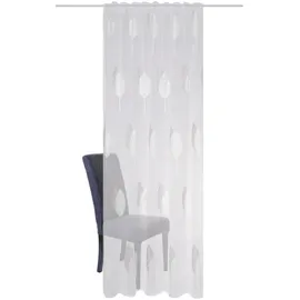 HOME WOHNIDEEN Schmidt Fertiggardine Alavaro 140 x 245 cm Polyester Grau