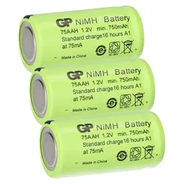 GP GP75AAH 2/3AA 750 mAh 3 St.