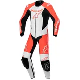 Alpinestars Gp Plus V2 Perforierter Lederanzug - Red Fluo / White / Black - 9-10 Jahre