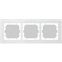 MDT Glasrahmen 3-fach ws BE-GTR363W.01
