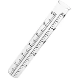 OUNONA Garten Regenmesser Regen Messgert Meter Reagenzglas mit, 12 cm