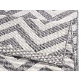 Northrugs Palma Wendeteppich 120 x 170 cm grau