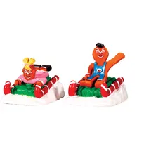 Lemax Sweet Sledding Set aus 2 Figuren