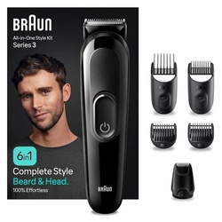 Braun Haar- und Bartschneider MGK3410 Multi-Grooming-Kit - Haar-/Bartschneider - schwarz schwarz