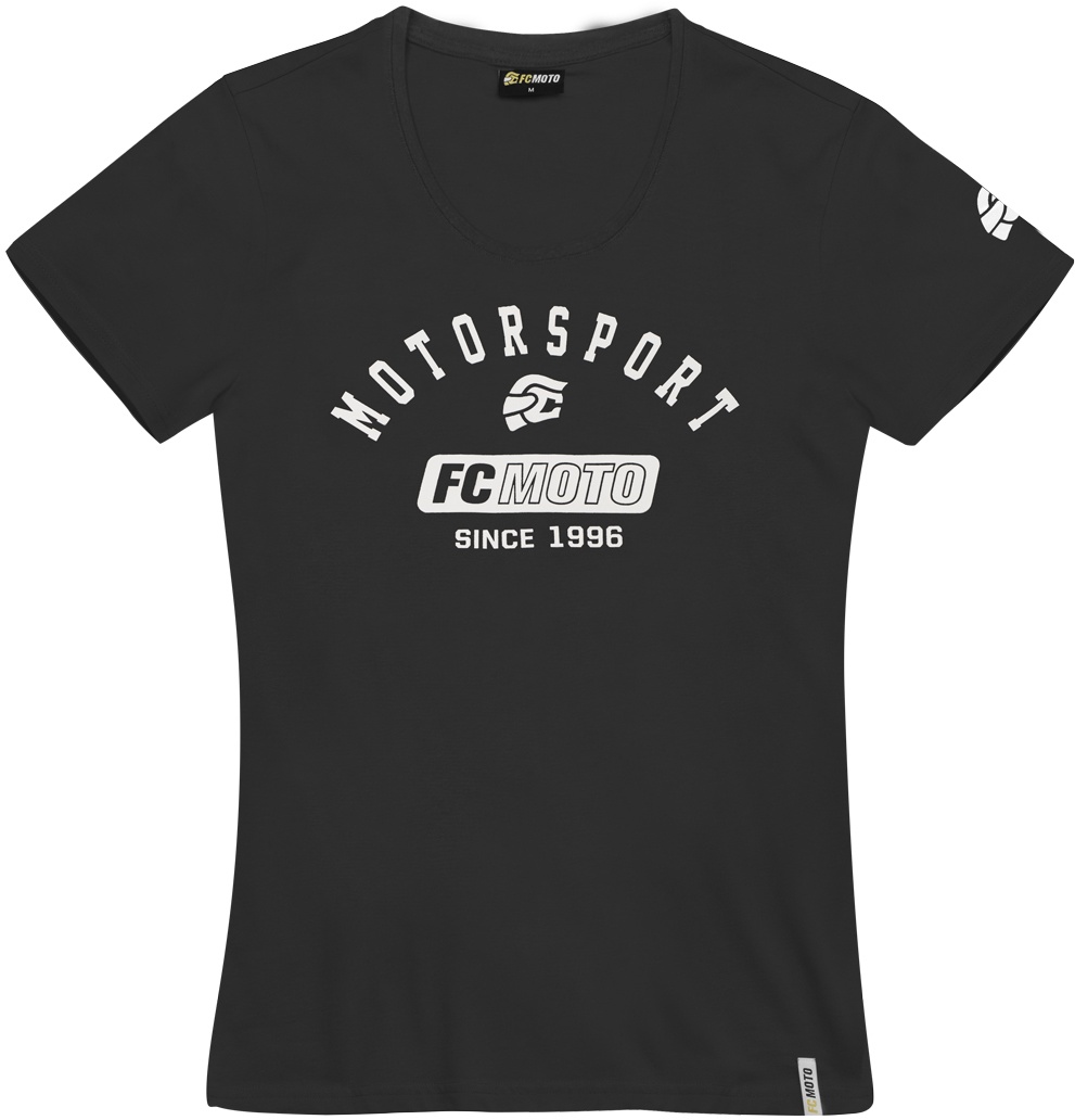 FC-Moto Moto Damen T-Shirt, schwarz, Größe S