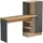 [en.casa] Schreibtisch mit Schrank Varhalo 120x153x40 cm Eichenoptik/Anthrazit