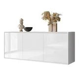 lookway SIDEBOARD SANAYI Hängend Hochglanz Weiß