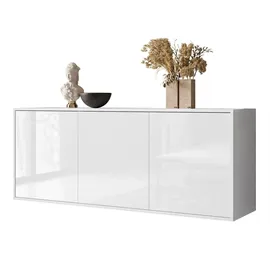 lookway SIDEBOARD SANAYI Hängend Hochglanz Weiß