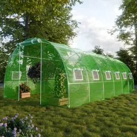 garmio Carini Foliengewächshaus Grün 6x3 m2