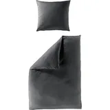 BIERBAUM Elegant uni grau 155 x 220 cm + 40 x 80 cm