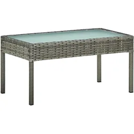 vidaXL Garten-Lounge-Set 5-tlg. grau