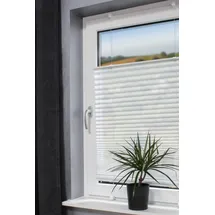Buchheister Plissee PROMO 100 x 130 cm Klemmfix/weiß