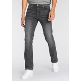 John Devin Straight-Jeans, mit geradem Bein schwarz Herren Straight-Jeans Straight Fit Jeans