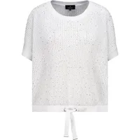 Monari Strickpullover Weiß S