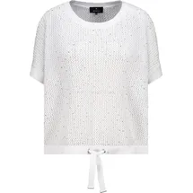Monari Strickpullover Weiß S