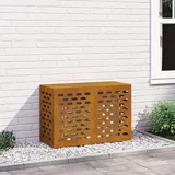 vidaXL Klimaanlagenabdeckung 90x40x60 cm Cortenstahl - Bronze