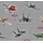 Wirth Kissenbezug Planes Lima 40 x 60 cm Grau