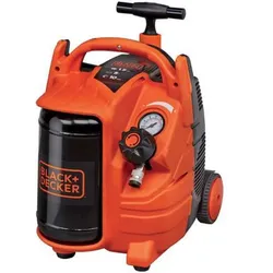 Black & Decker BD195/5MY T - Elektrischer kompakter tragbarer Kompressor - 1.5PS - 5Lt