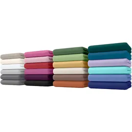 bellana Spannbettlaken Baumwolle-Jersey 70 x 140 - 90 x 200 - 140 x 200 - 180 x 200 cm blau