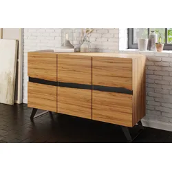 Sideboard 160 cm Akazienholz naturfarben SARAH