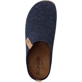 ROHDE Herren Hausschuhe Pantoffeln Softfilz Tivoli-H 6920, Größe:41 EU, Farbe:Blau