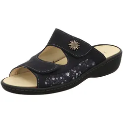 Longo Damen Pantolette bequem  in blau