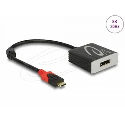 Delock Adapter USB Type-CTM -Stecker zu DisplayPort Buchse  (DP Alt Mode) 8K 30 Hz
