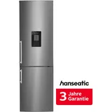 Hanseatic HKGK18560CD Kühl-Gefrierkombination (1860 mm hoch, Silber)