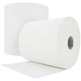 HASKYY Papierhandtuch 2x Putztuchrollen 2-lagig Weiß 840 Blatt Putzpapier Rolle