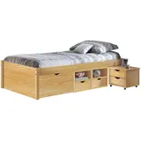 VCM ebuy24 Bett 90x200 cm, Natur.