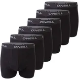 O'Neill Herren Boxershort Plain 6er Pack L