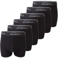 O'Neill Herren Boxershort Plain 6er Pack L