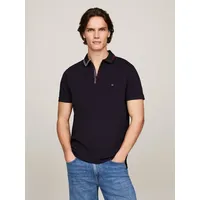 Tommy Hilfiger Poloshirt »RWB ZIP PLACKET TIPPING REG POLO«, mit kontrastfarbenen Streifen am Kragen TOMMY HILFIGER Desert Sky