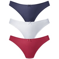 PETITE FLEUR String Damen rot+marine+weiß Gr.36/38