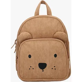 KidzRoom Manchester Kinder Rucksack Beary Excited Groß, Braun, Kindergartenrucksack