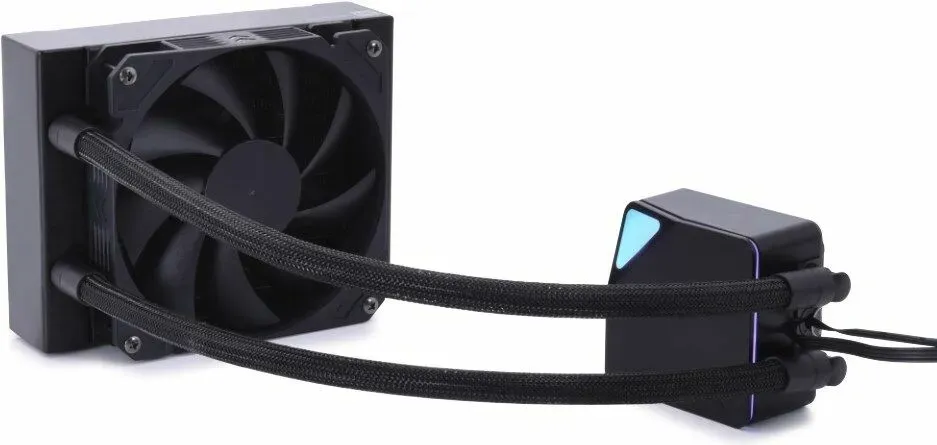 Alphacool Corea Ocean T38 120mm CPU Digital Komplett-Wasserkühlung, CPU Wasserkühler, Schwarz